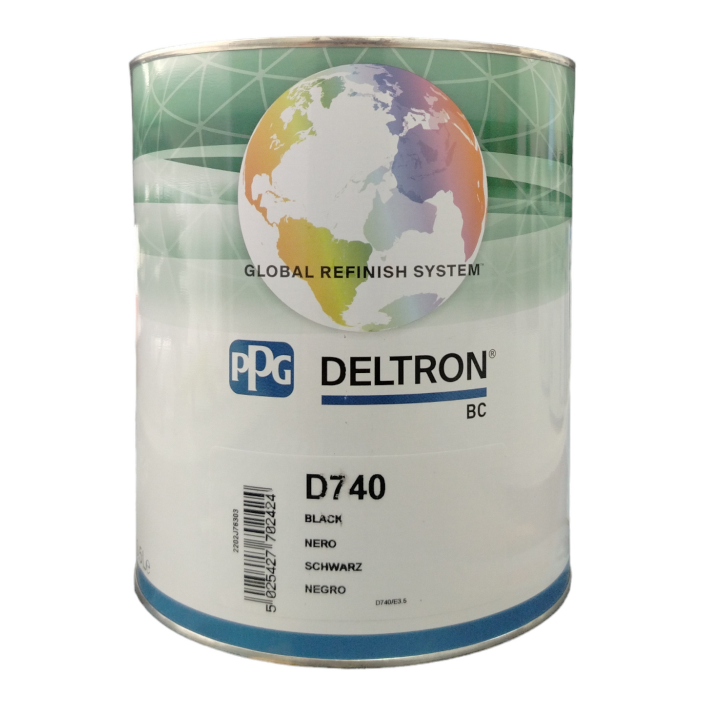 PPG D740 Deltron base opaca Nero LT 3,5