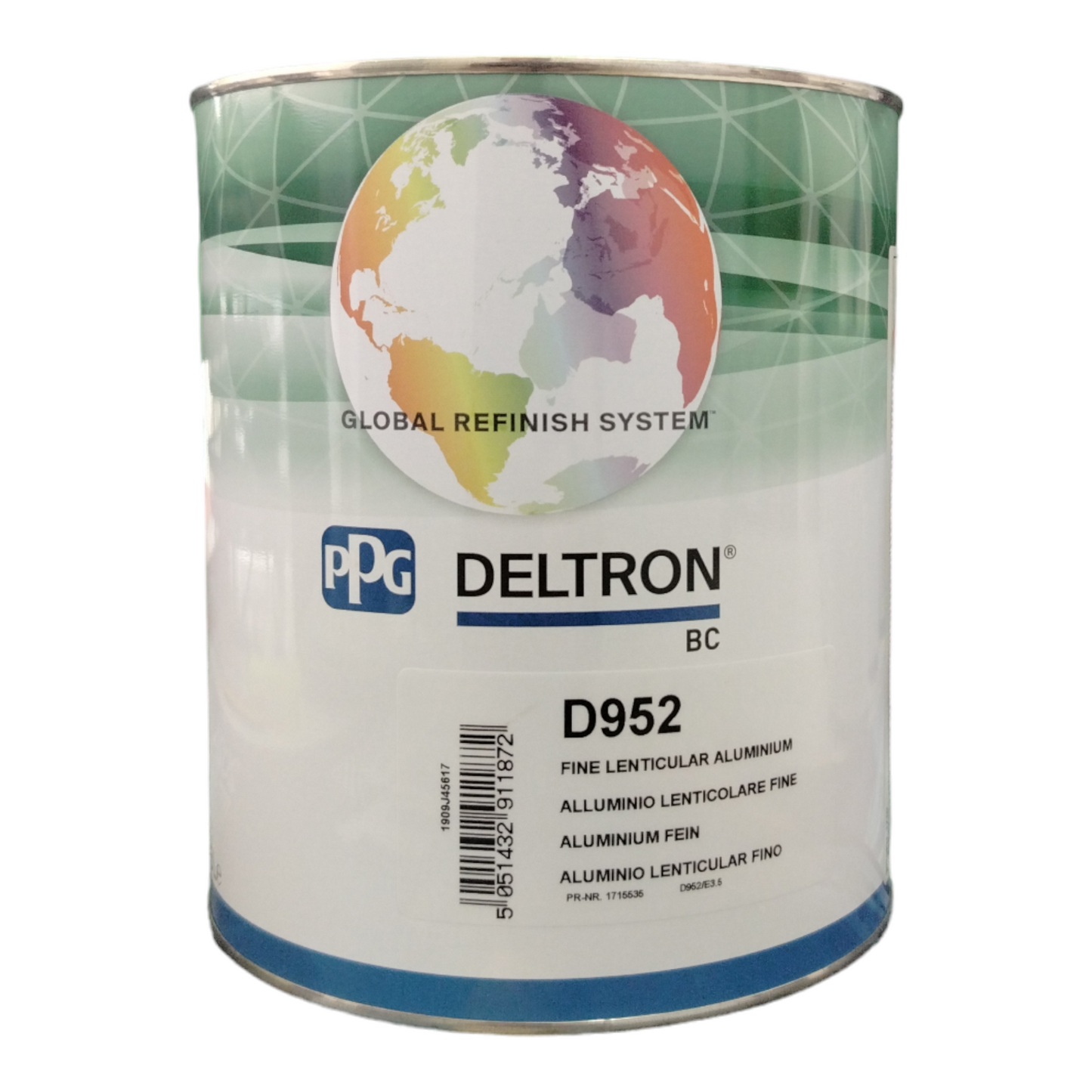 PPG D952 Deltron base opaca Alluminio Lenticolare Fine