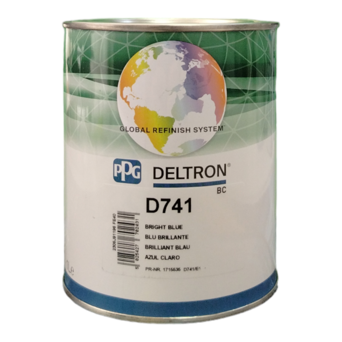 PPGD741 Deltron base opaca Blu Brillante LT 1