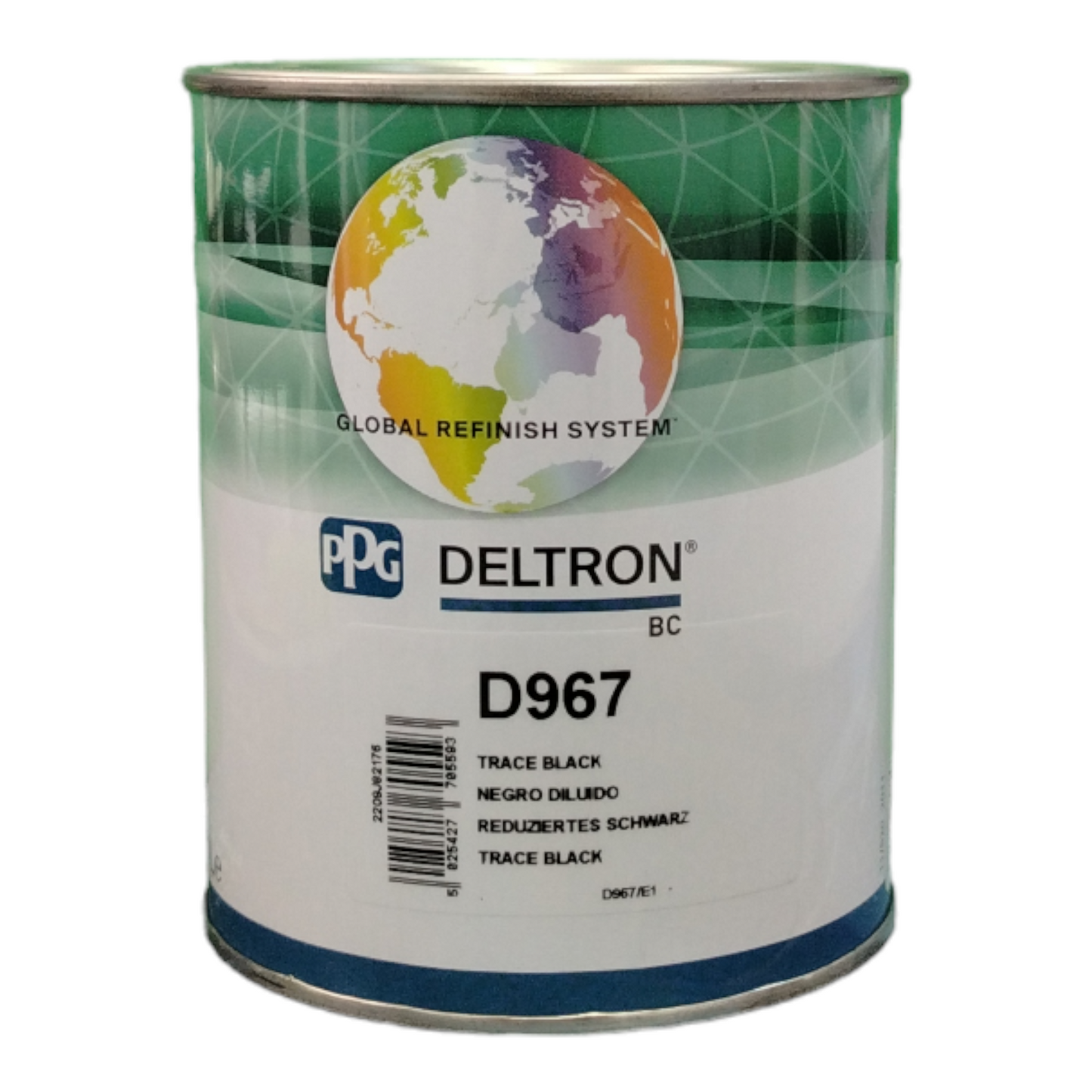 PPG D967 Deltron base opaca Nero Ridotto