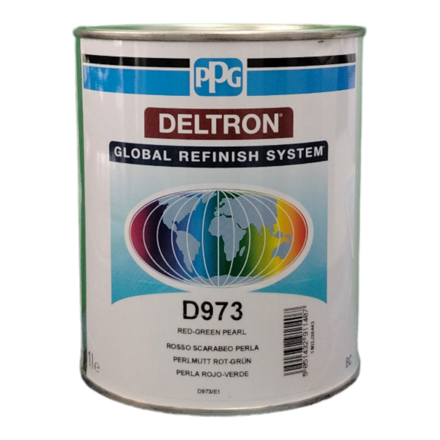 PPG D973 Deltron base opaca Verde Rosso Perla