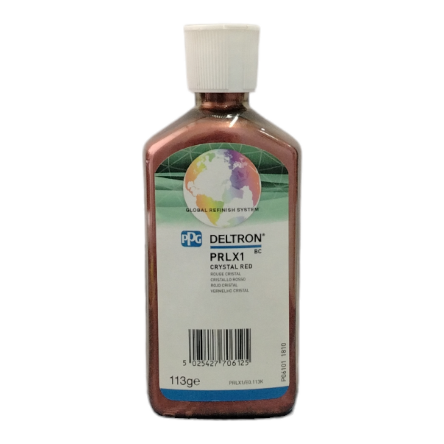 PPG PRLX1 Deltron base opaca Cristallo Rosso