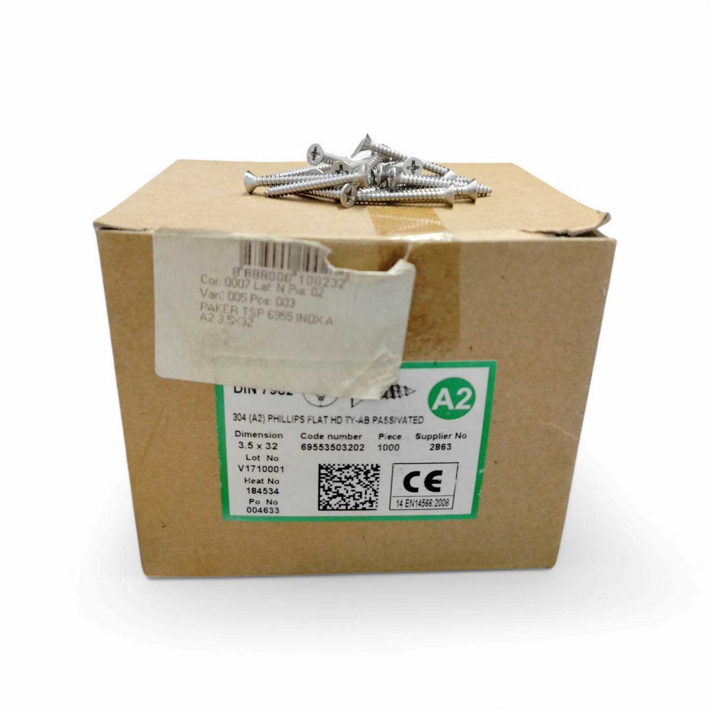 Viti Paker N° 1000 Mm 3,5 X 32