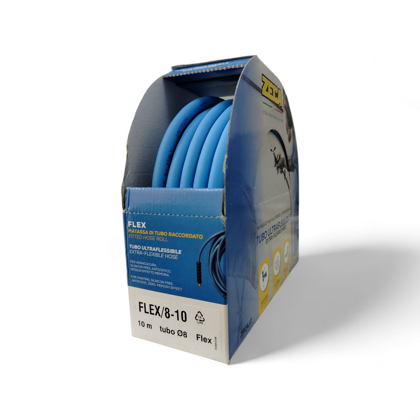 Zeca Tubo 10m ø8mm Flex - 1/4"M