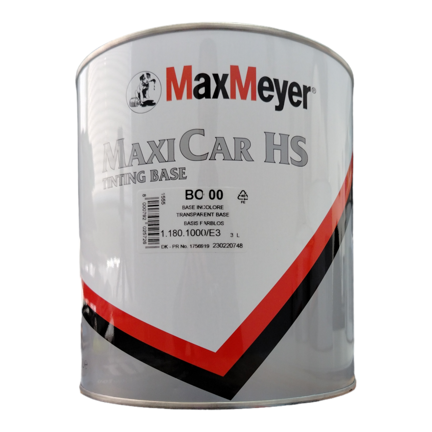 Maxicar Hs Bo 00 Base Incolore Da Lt 3