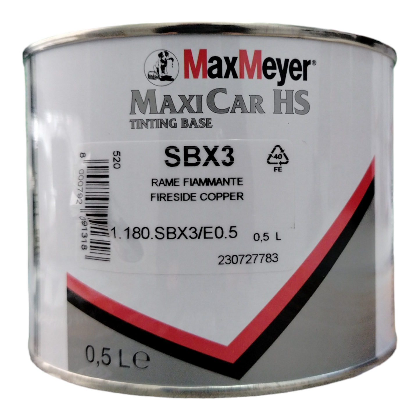 Maxicar Hs Base Xirallic Sbx3 Rame Rosso Da Lt 0,5