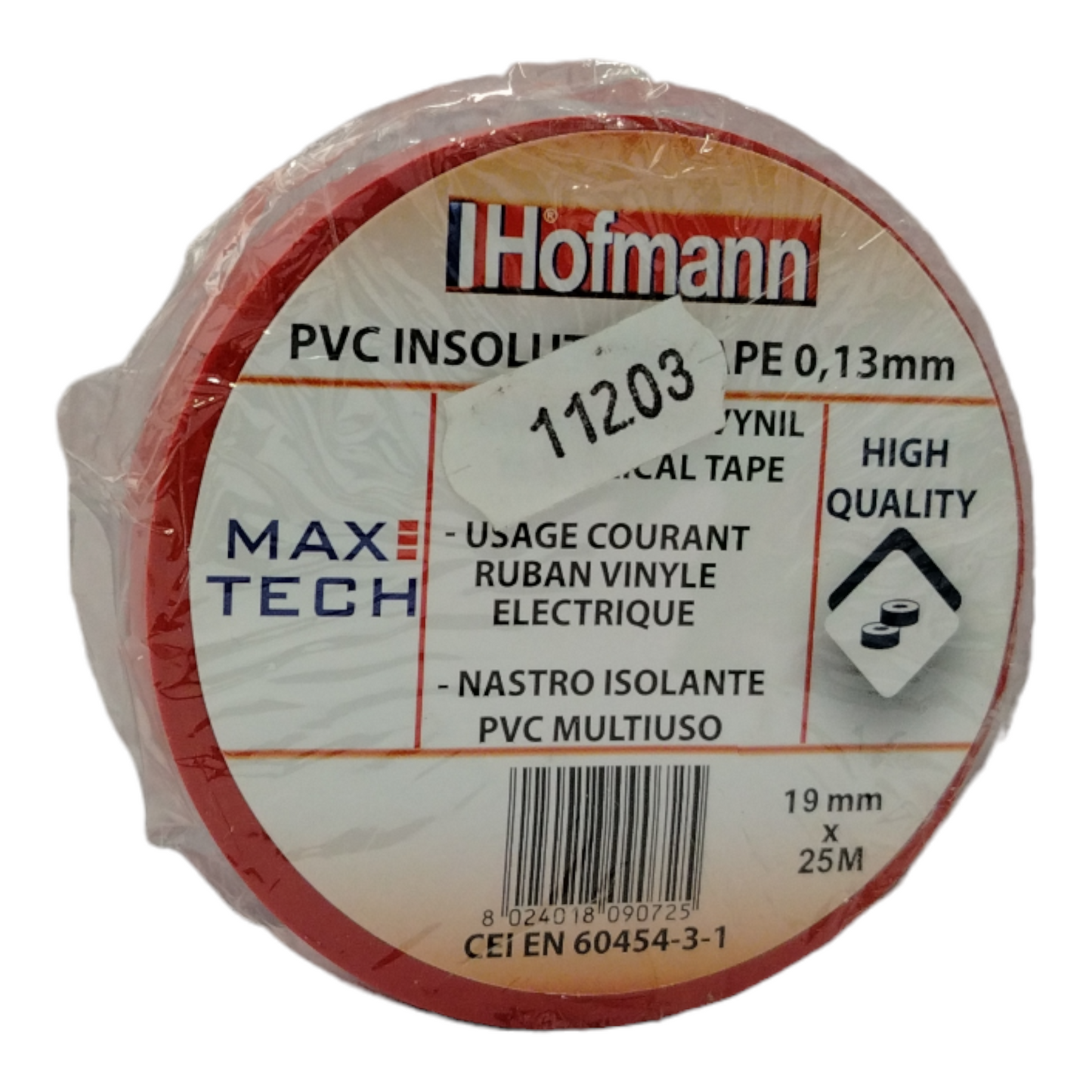 Nastro Isolante Rosso 19 X 25