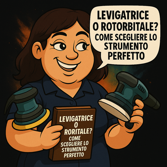 Levigatrice o Rotorbitale? Come Scegliere lo Strumento Perfetto