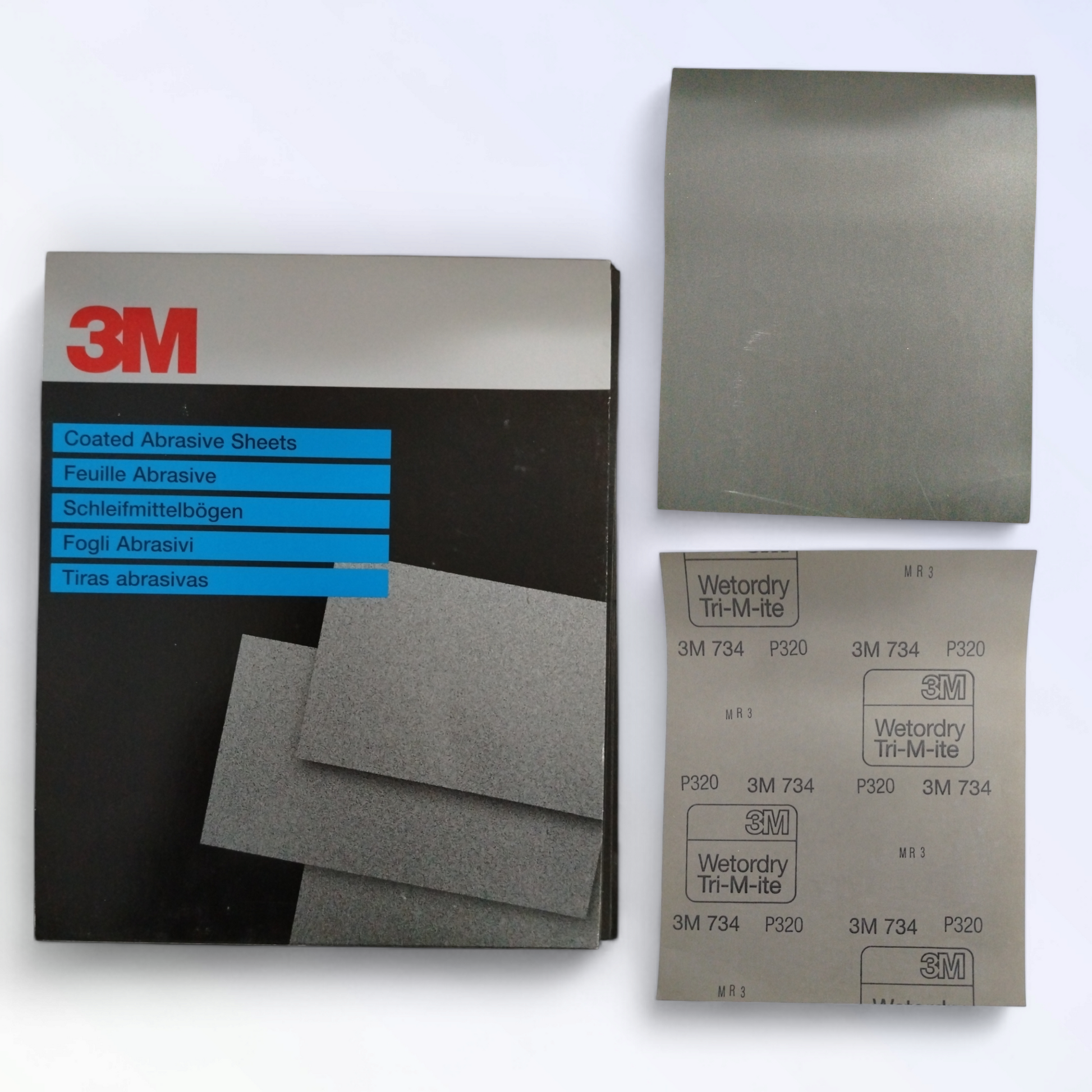 3m 734 Carta Tri-M-Ite A-Cl Fogli  Mm(230 X 280) P 320