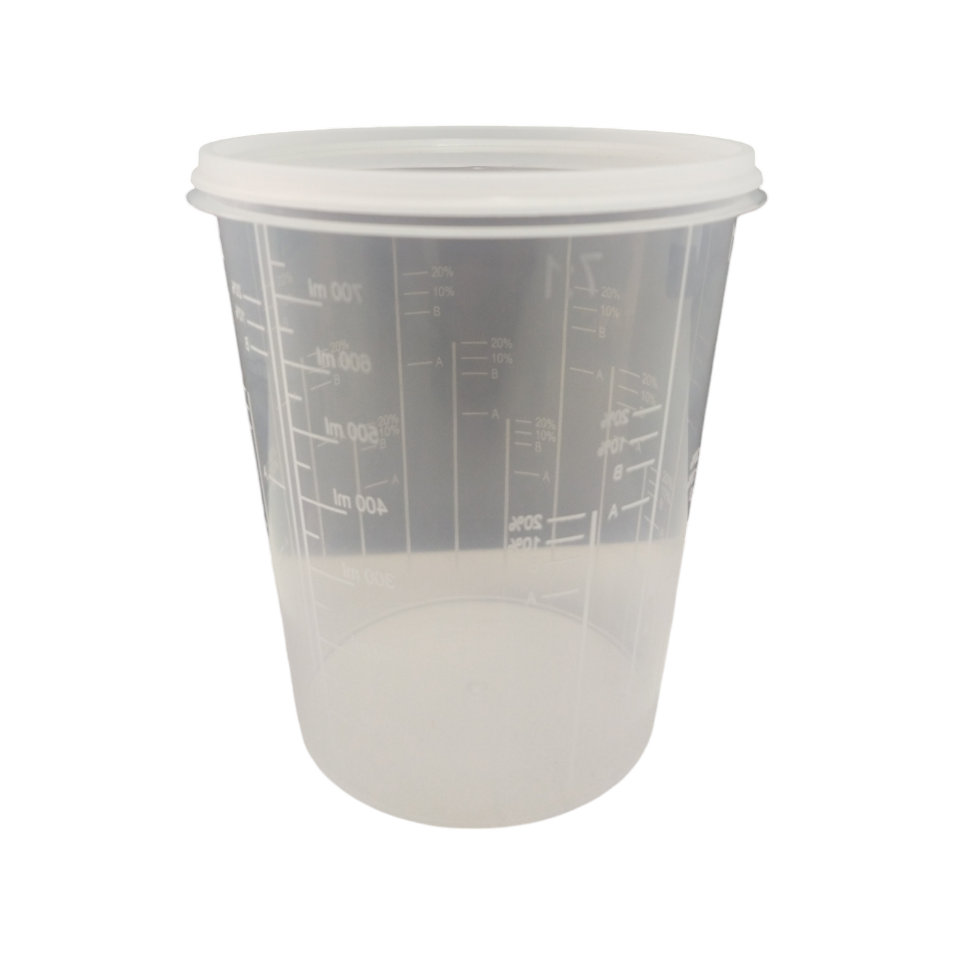 Basic Tazze In Plastica + Coperchio Da 750 Ml