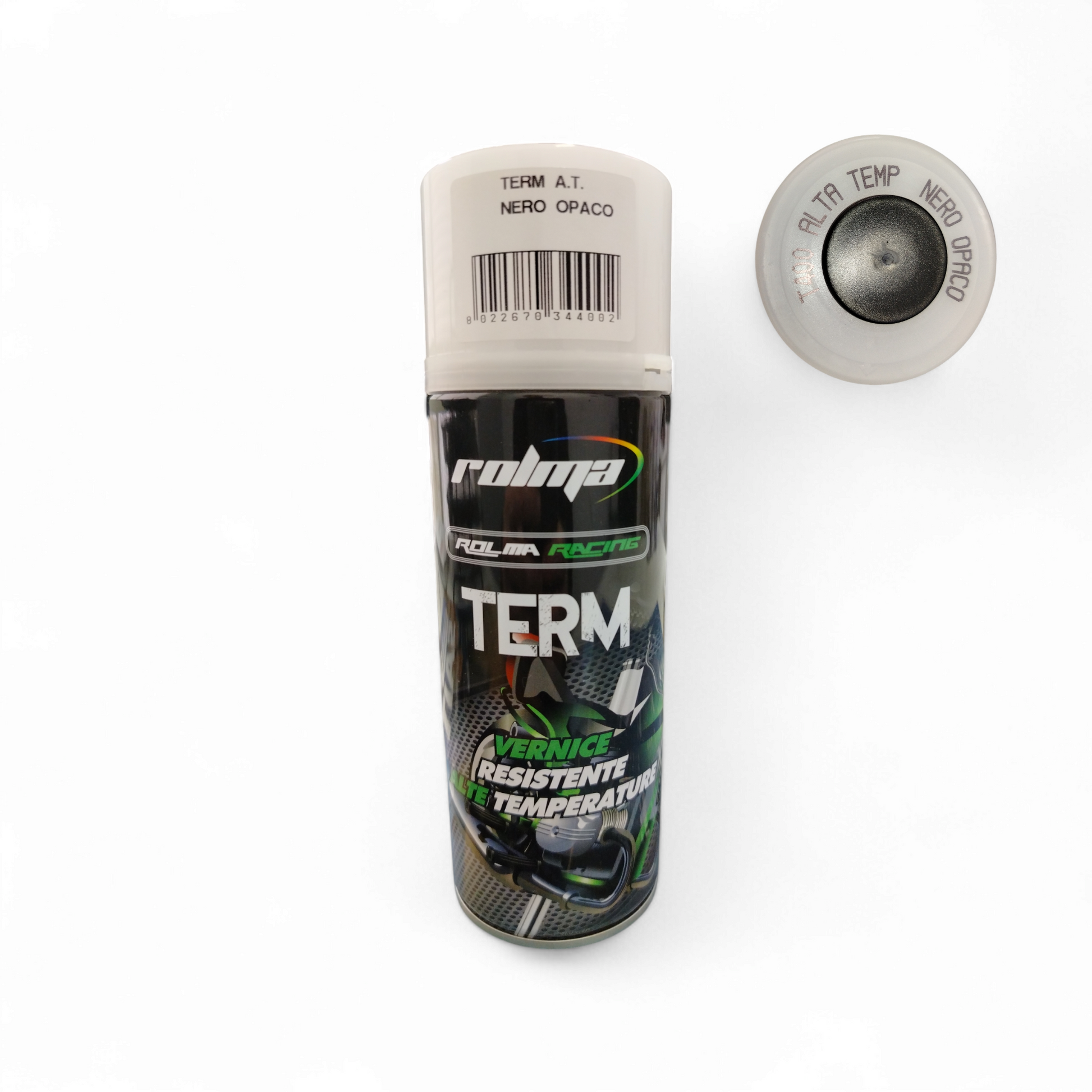 Bomboletta Nero Opaco Alta Temperatura 400ml