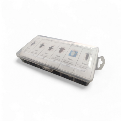 Clip Di Fissaggio Automatico Per Auto 100 Pcs-Box 6 Dim. 
