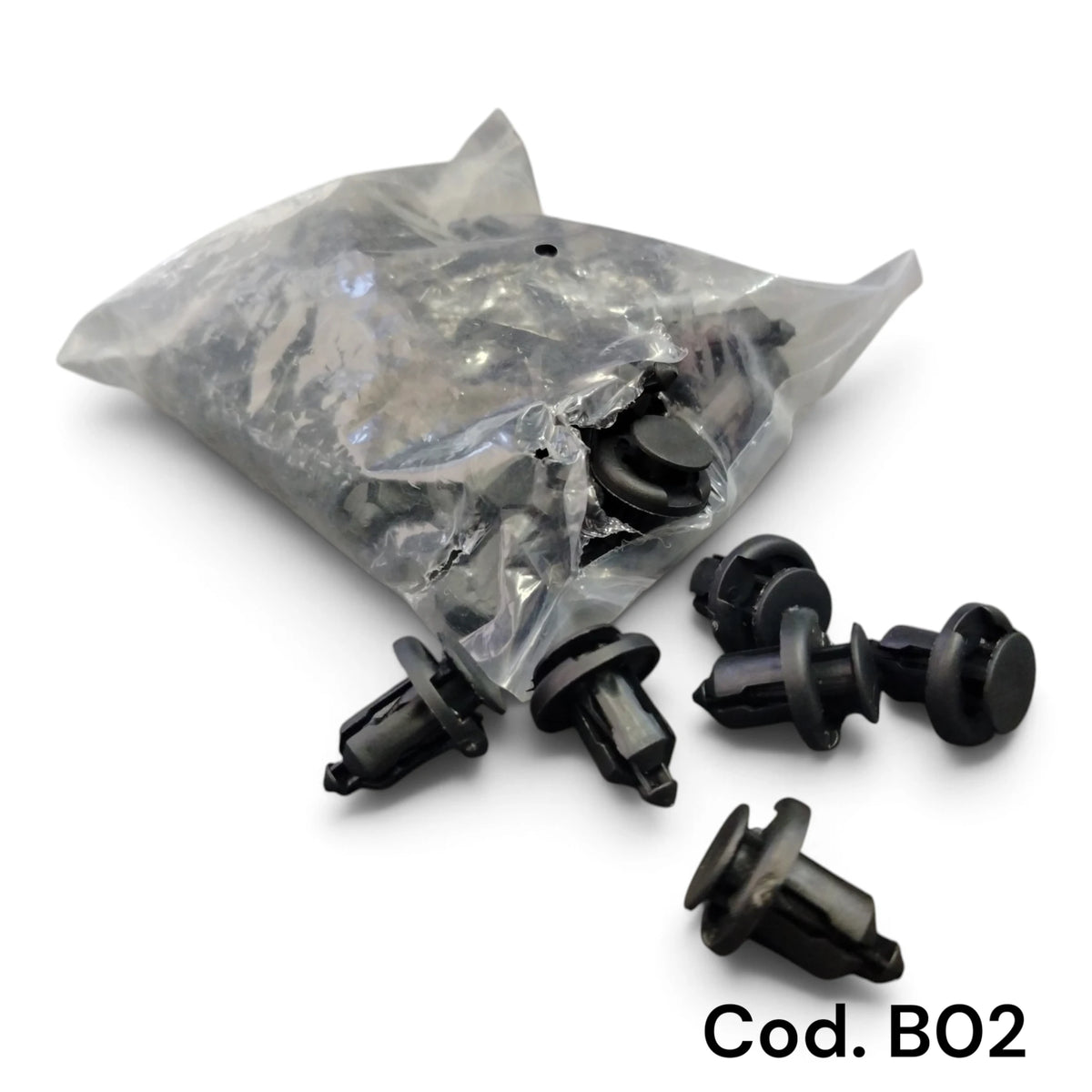 Clip Di Fissaggio Automatico Per Auto 50 Pezzi Mm 13 X 10 Diam.