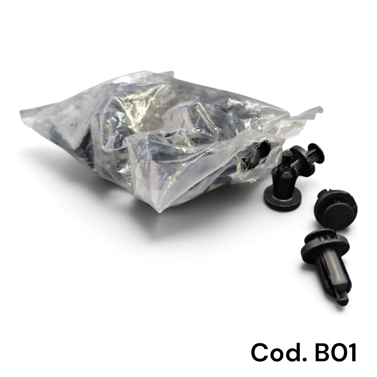 Clip Di Fissaggio Automatico Per Auto 50 Pezzi Mm 17 X 10 Diam.