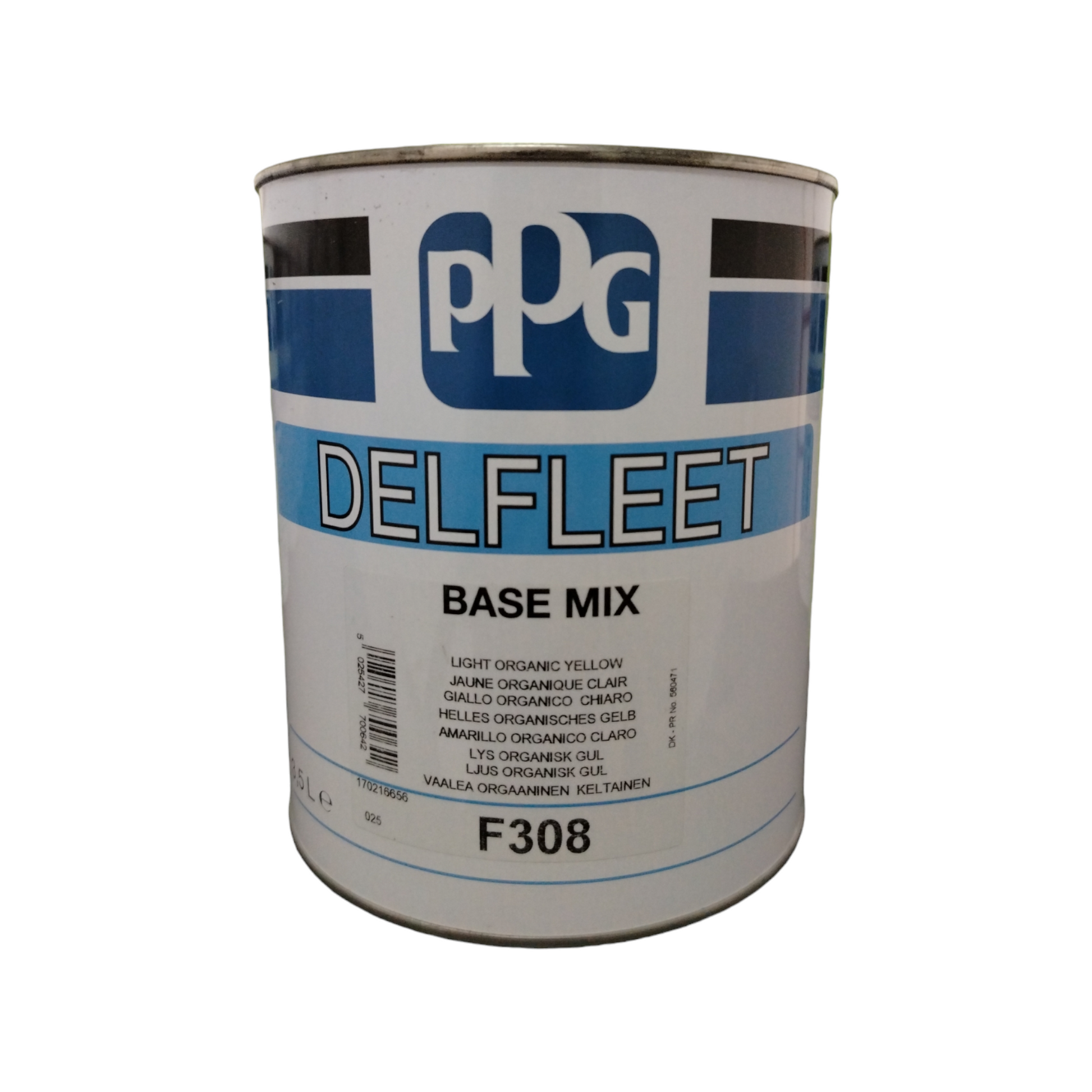 Delfleet F308 Giallo Organico Ecologico Lt. 3,5