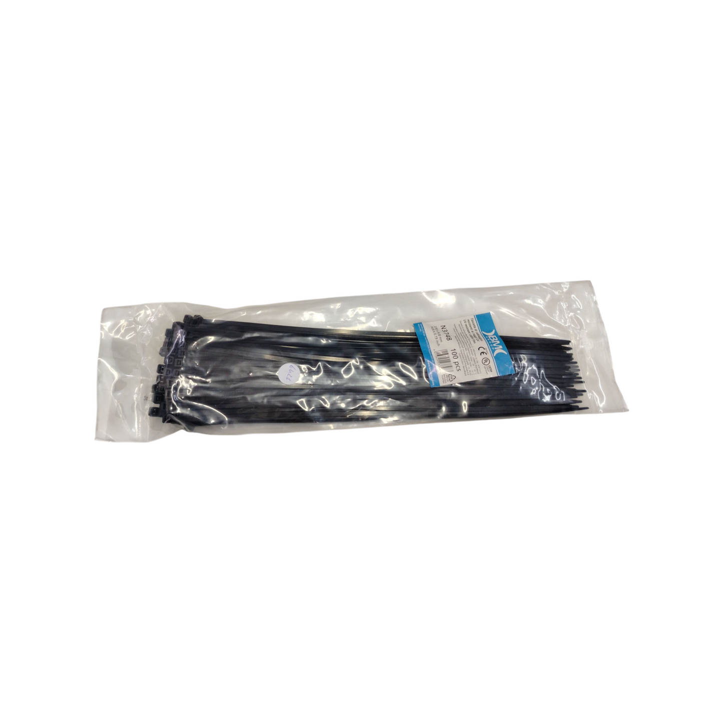 Fascetta Nylon Nere N°100 Mm 4,8 X 360
