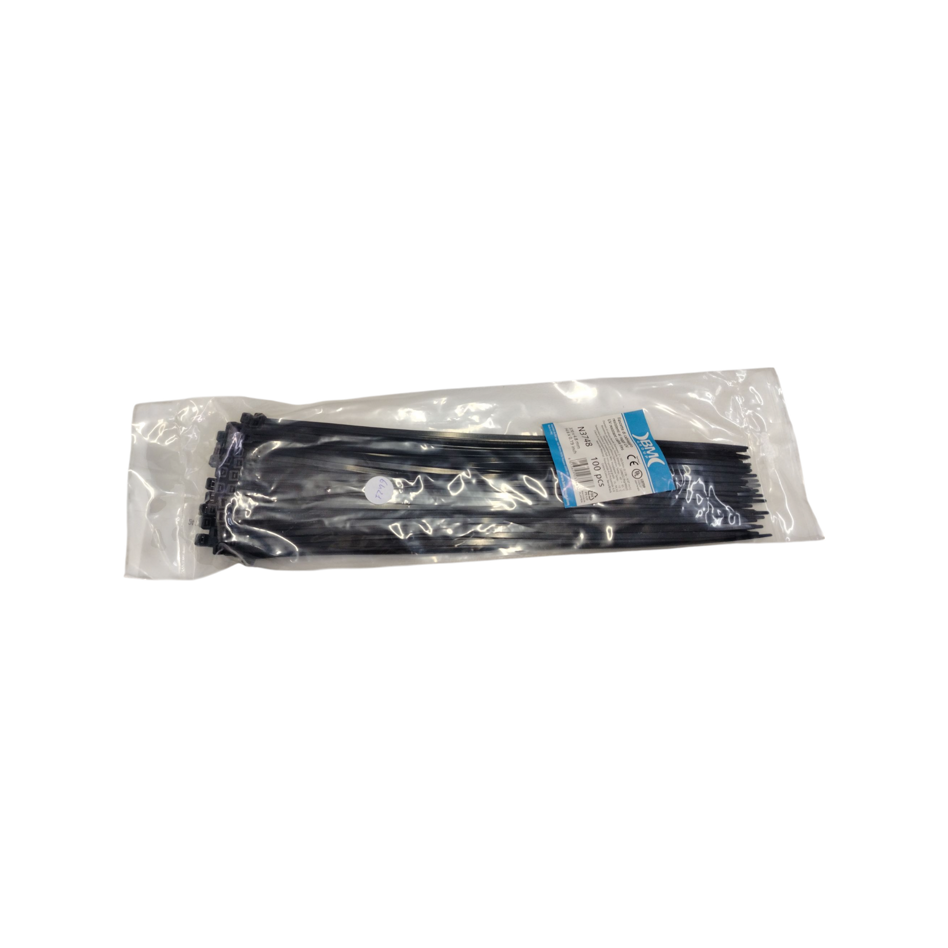 Fascetta Nylon Nere N°100 Mm 4,8 X 360