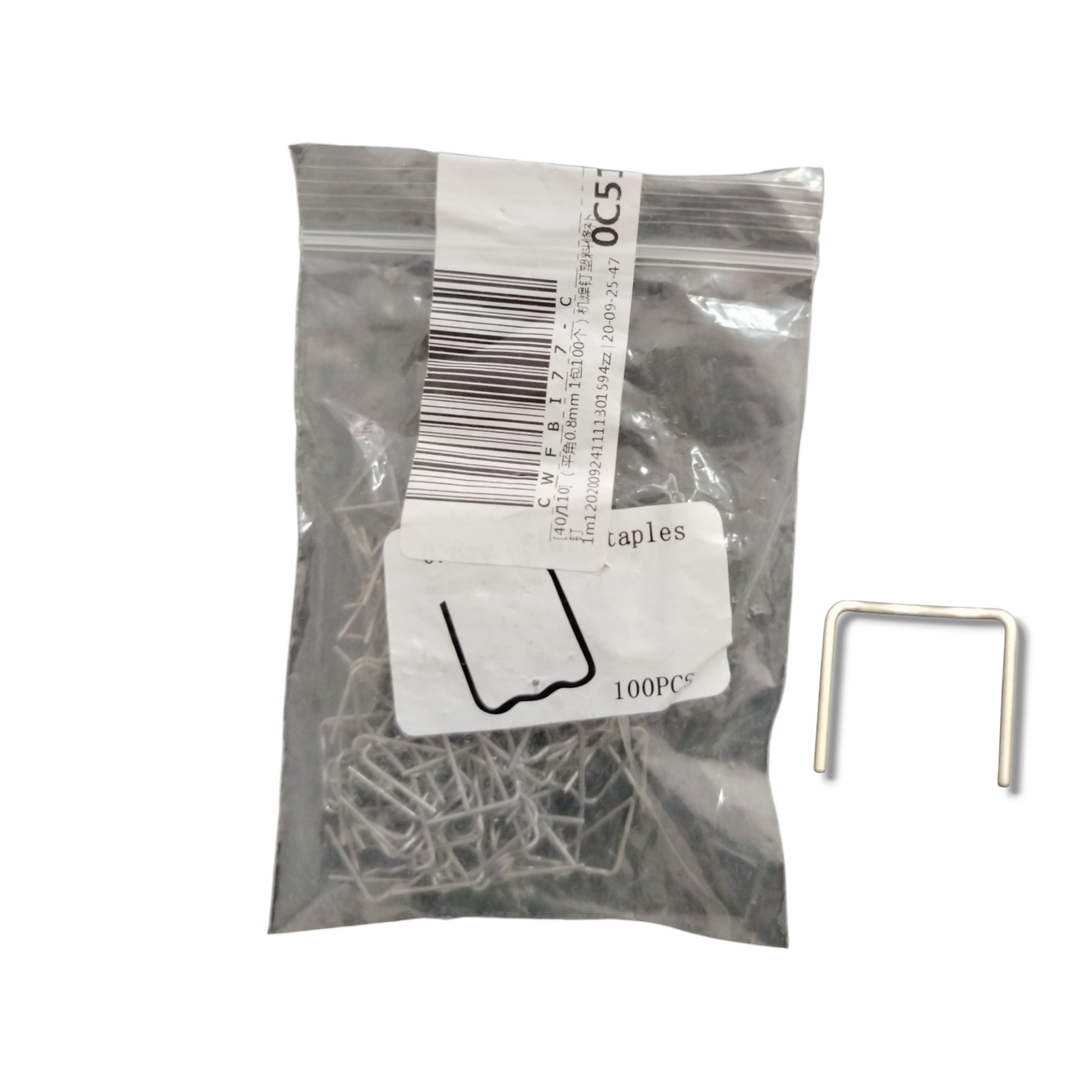 Graffette 600103 N°100 Pz Grecate R16 M  0,8 Mm