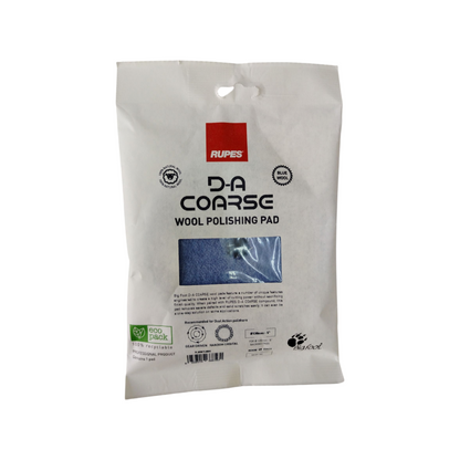 Tampone Serie Da In Lana Blu Coarse - ø 130 Mm