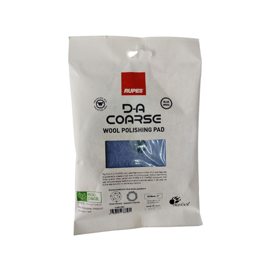 Tampone Serie Da In Lana Blu Coarse - ø 130 Mm