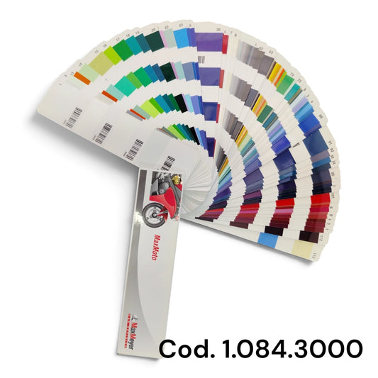 Mazzetta Colori Moto Motomax Aquamax Extra In Scala Cromatica