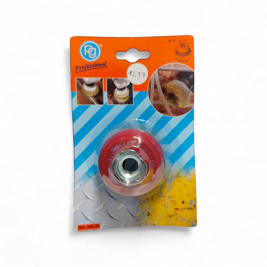 PG SPAZZOLA A TAZZA IN ACCIAIO Ø 60