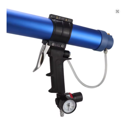 PISTOLA PER SIGILLANTE PNEUMATICA CON 31 ADATTATORI