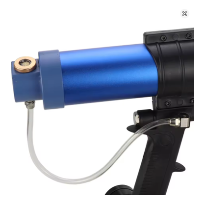 PISTOLA PER SIGILLANTE PNEUMATICA CON 31 ADATTATORI