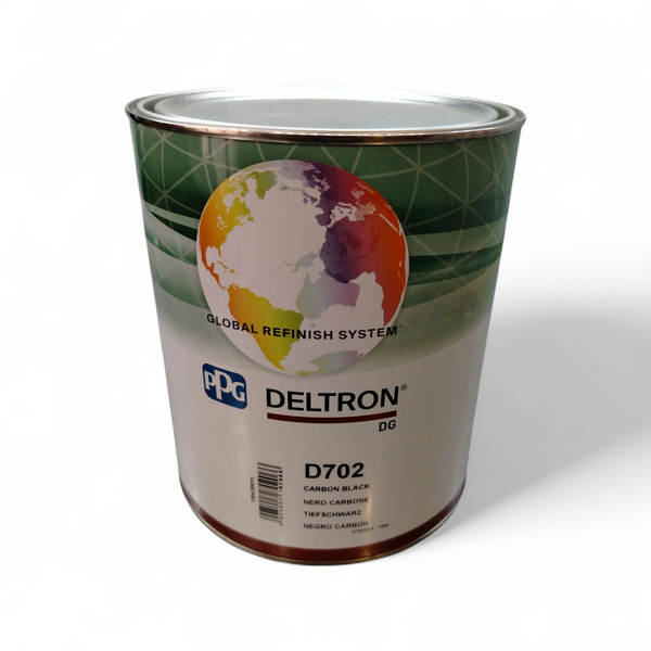 PPG Deltron Pastello Lucido D702 Nero Carbone Lt 3