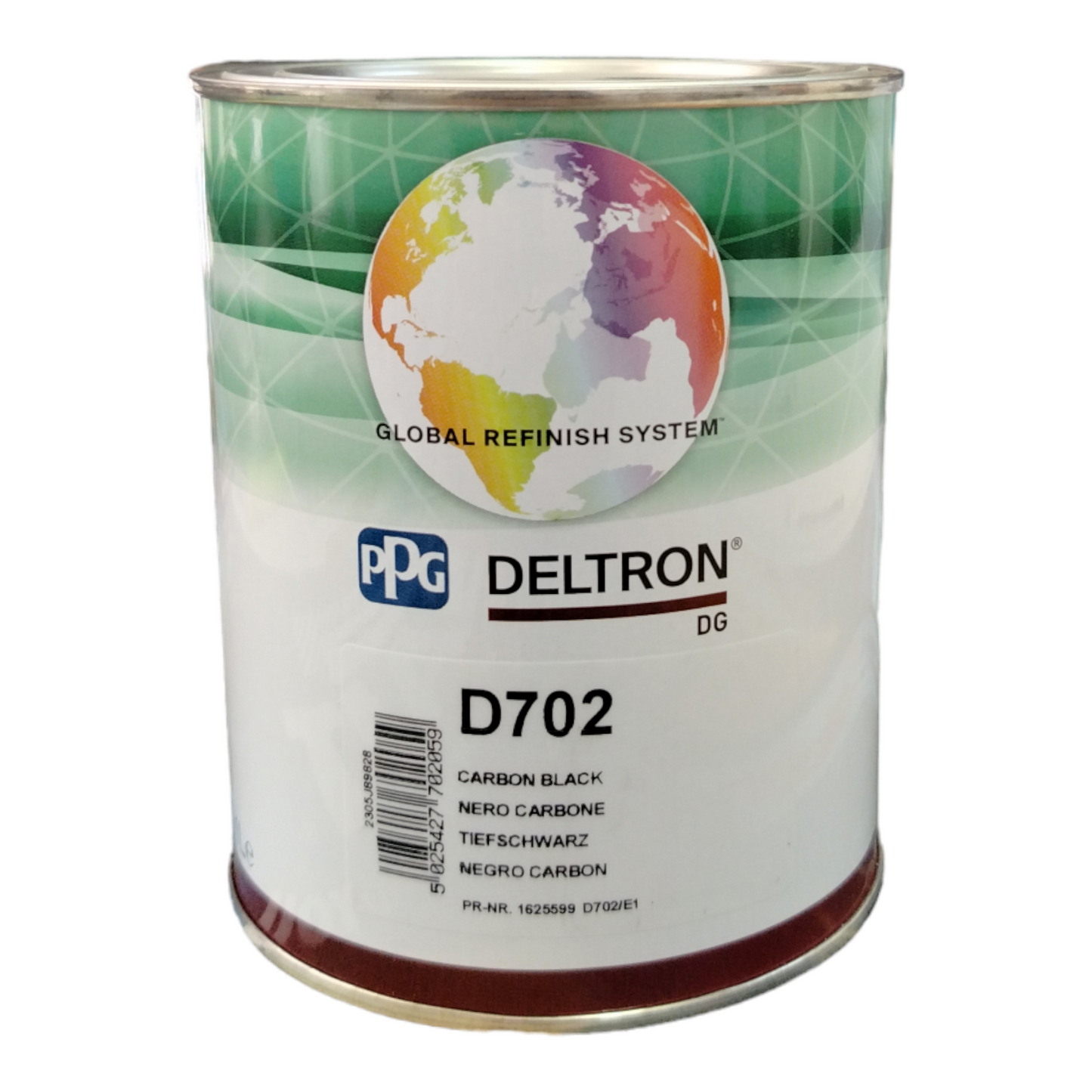 PPG Deltron Pastello lucido diretto D702 Nero Carbone LT 1