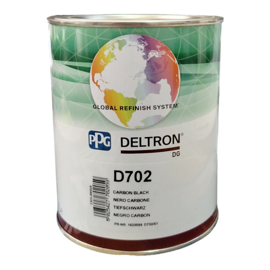 PPG Deltron Pastello lucido diretto D702 Nero Carbone LT 1