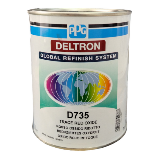 PPG Deltron Pastello lucido diretto D735 Rosso Ossido Ridotto LT 1