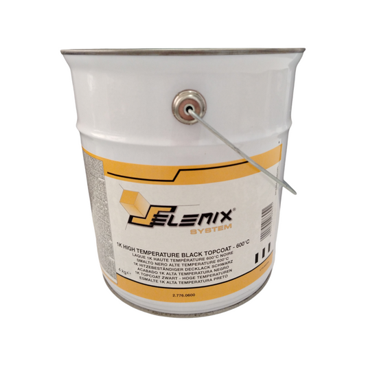 Selemix 1k Smalto Nero Alte Temperature  - 600°  Kg 4