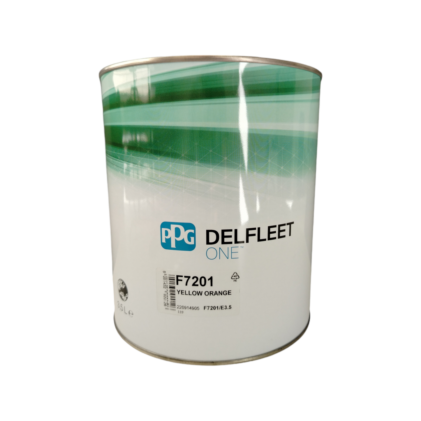 PPG F7201 Yellow Orange Delfleet One lt. 3,5