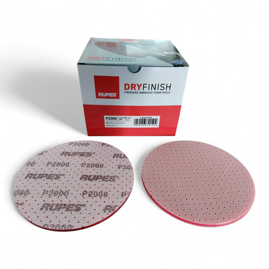 RUPES WET&DRY FINISH - DISCHI ABRASIVI CON INTERFACCIA IN SPUGNA ø 150 mm GRANA P 2000