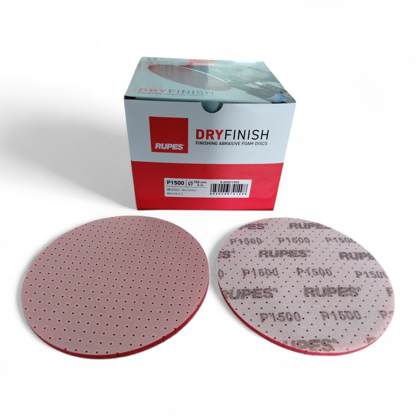 RUPES WET&DRY FINISH - DISCHI ABRASIVI CON INTERFACCIA IN SPUGNA ø 75 mm GRANA P 1500