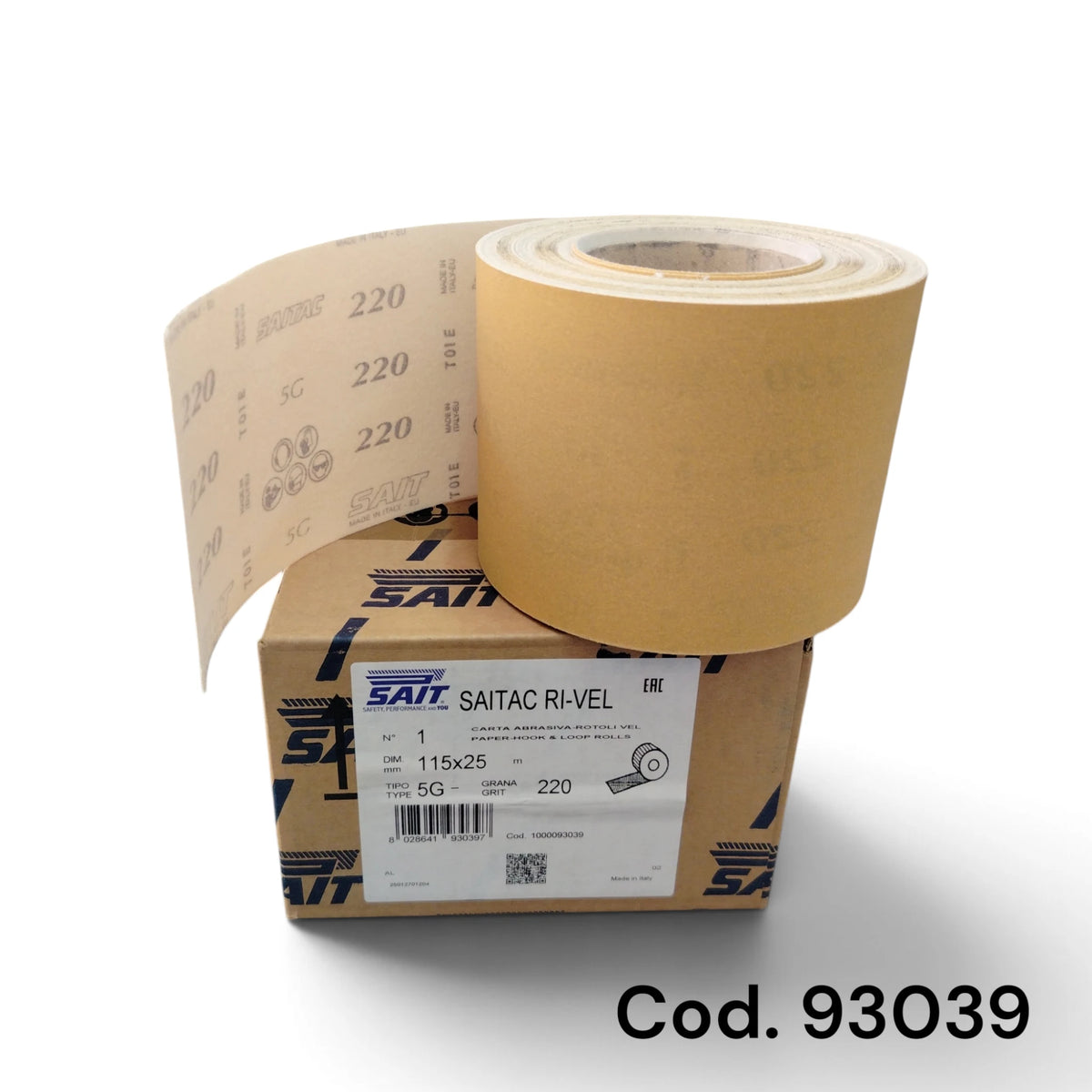 Ri Saitac Vel 115mm X 25mt P 220