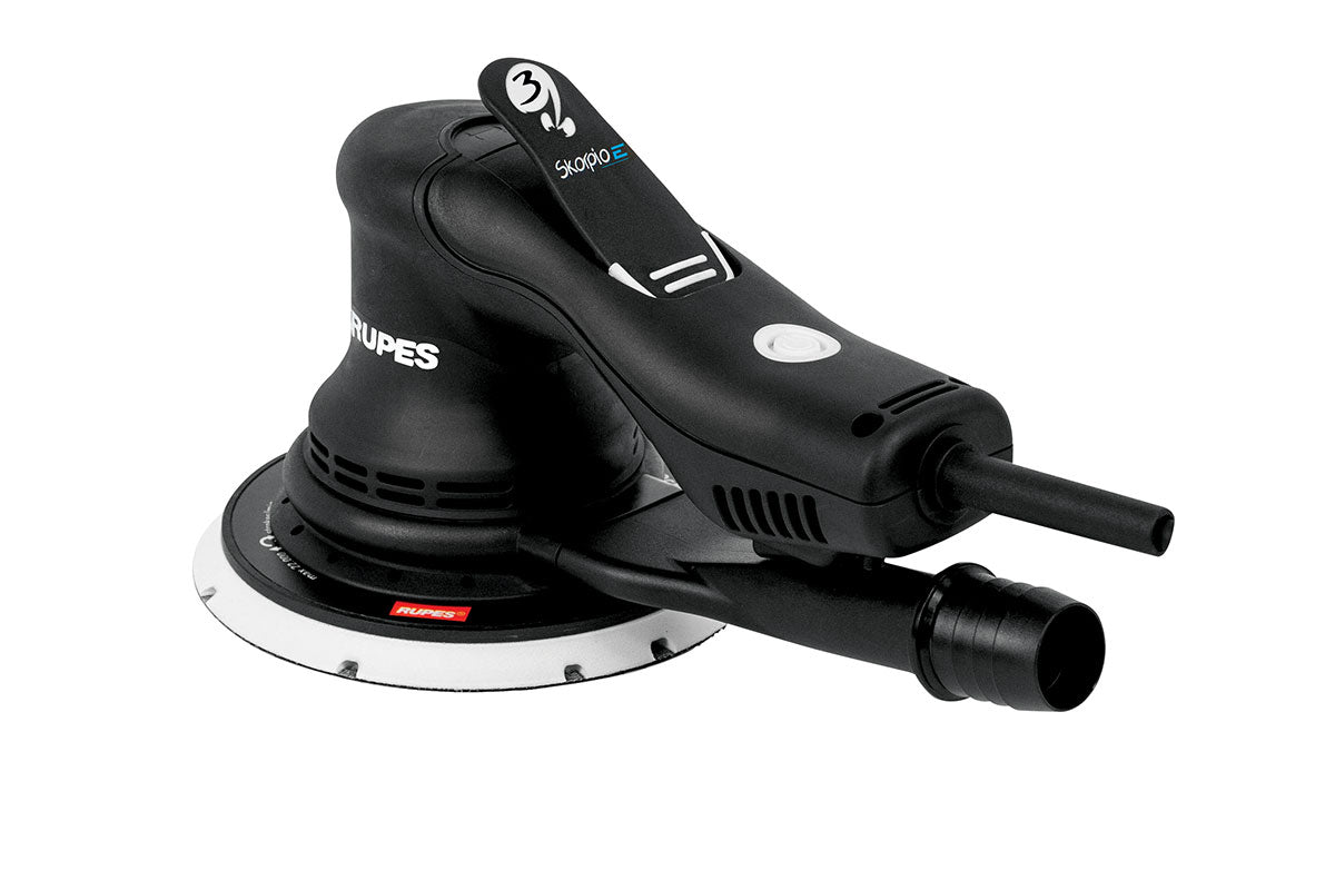 Rupes Rx253a Skorpio E2 Lev. Rotorb. Palmare Brushless Asp.Centr. (Orb. 3mm) ø 150mm Velcro