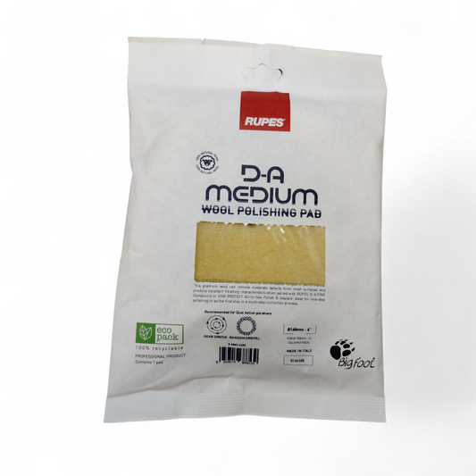 Tampone Serie DA in Lana Giallo Medium Ø 160 mm