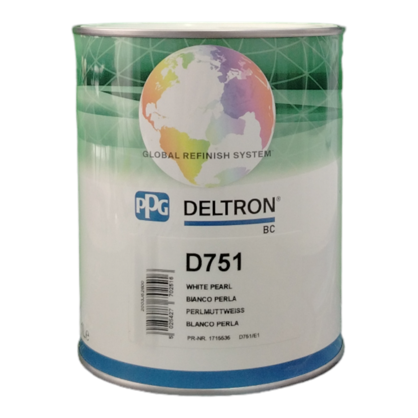 PPG D751 Deltron base opaca Bianco Perla LT 1