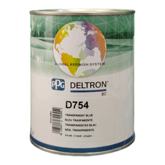 PPG D754 Deltron base opaca Blu Trasparente LT 1