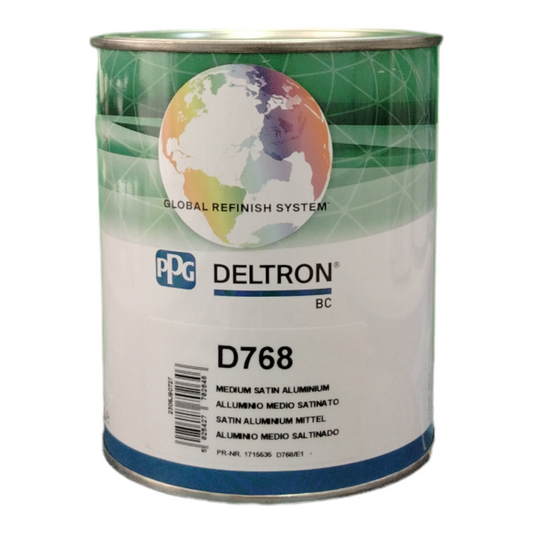 PPG D768 Deltron base opaca Alluminio Medio Satinato LT 1