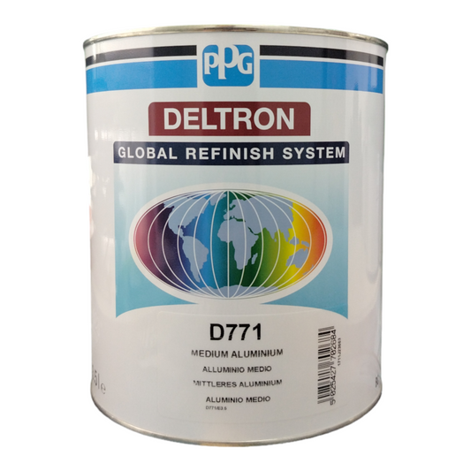 PPG D771 Deltron base opaca -Alluminio Medio LT 3,5