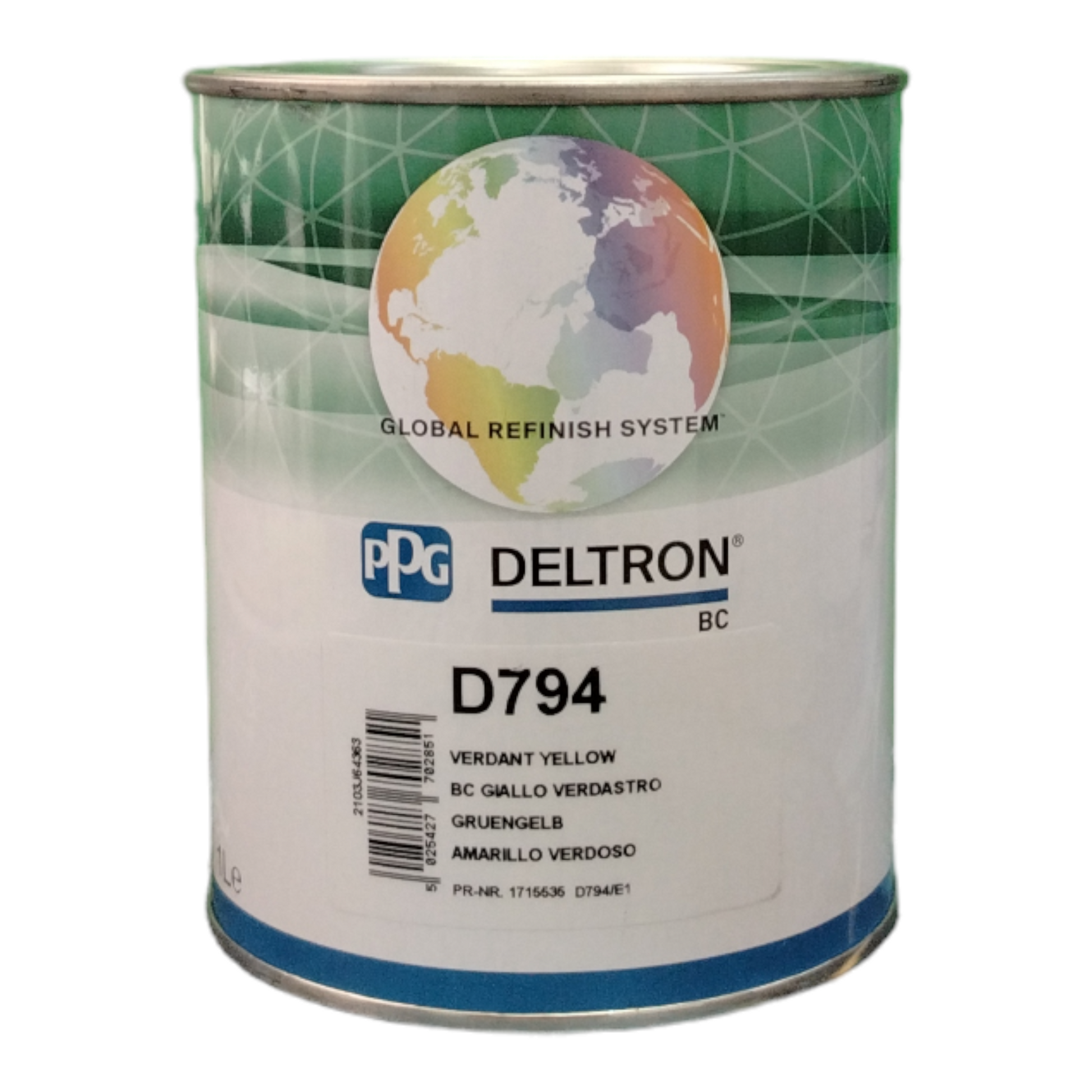 PPG D794 Deltron base opaca -Giallo Verdastro LT 1