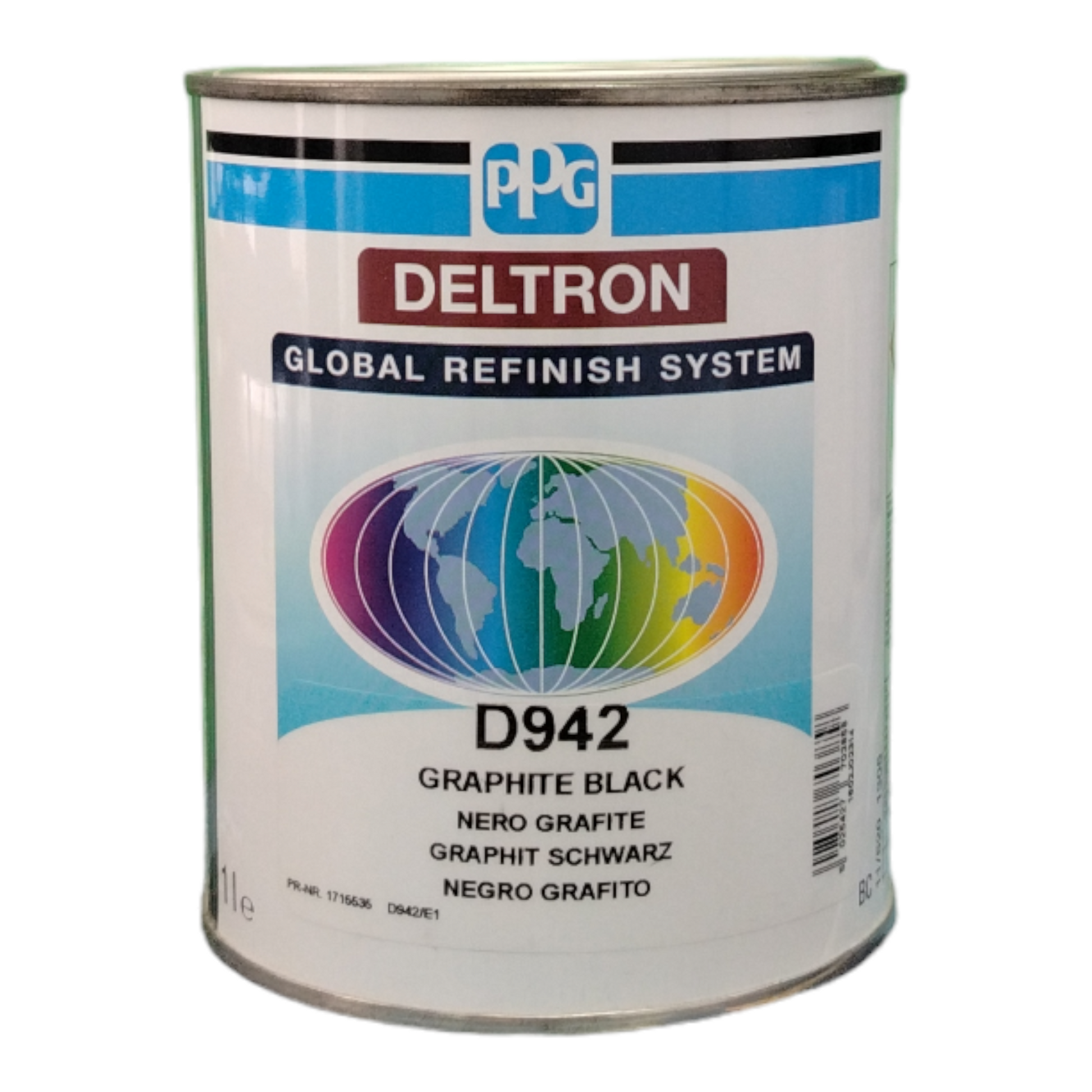 PPG D942 Deltron base opaca Nero Grafite