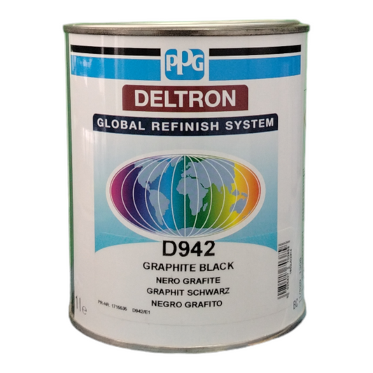 PPG D942 Deltron base opaca Nero Grafite