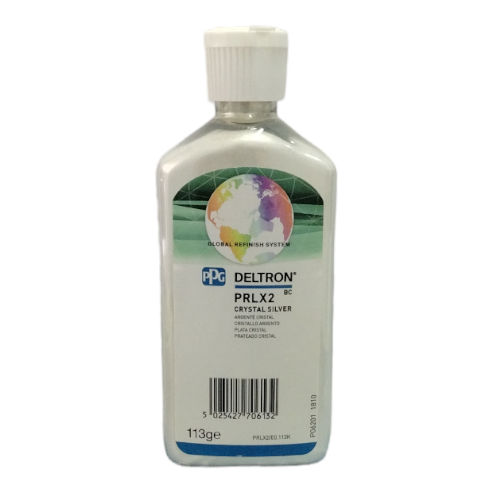 PPG PRLX2 Deltron base opaca Cristallo Argento