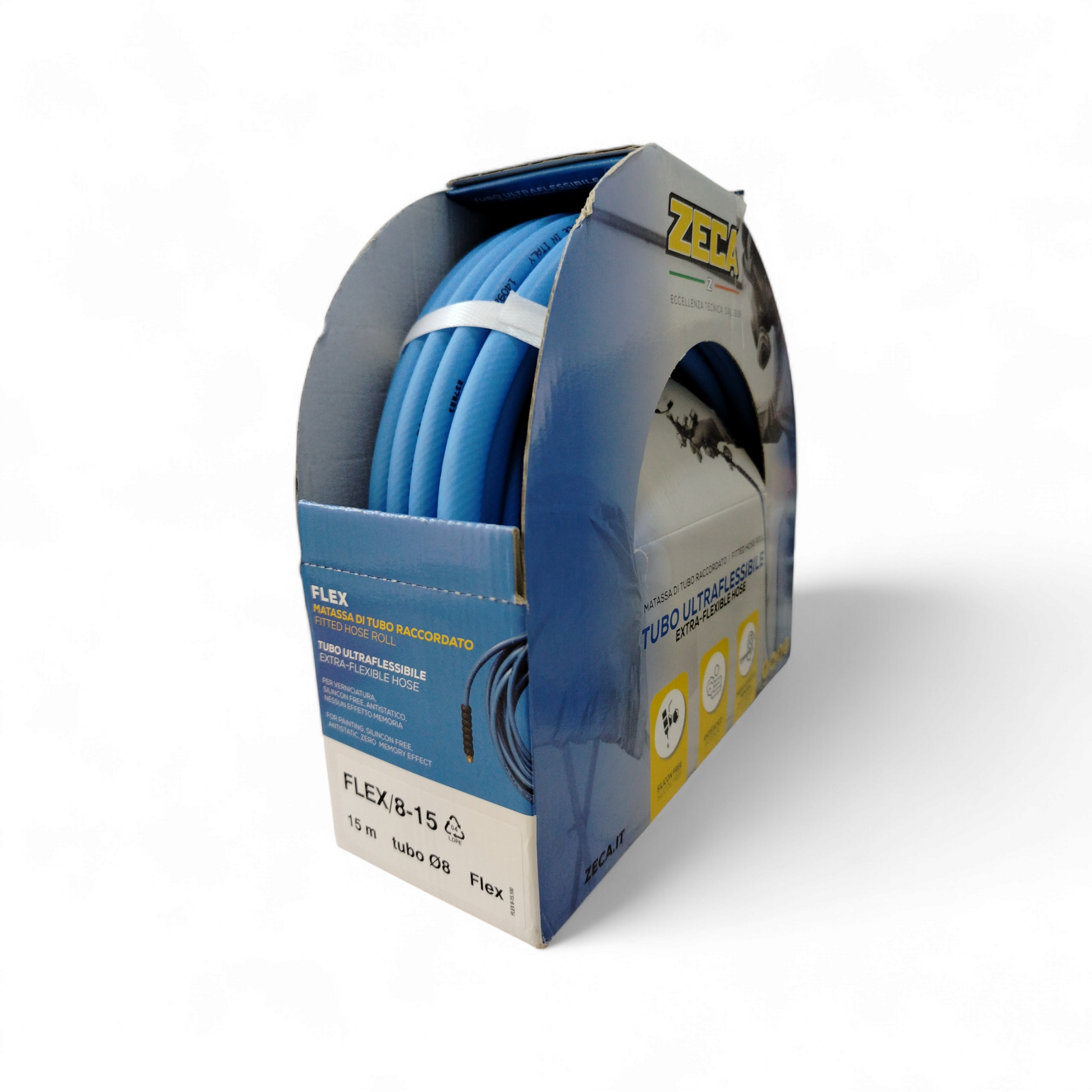 Zeca Tubo 15m ø8mm Flex - 1/4"M