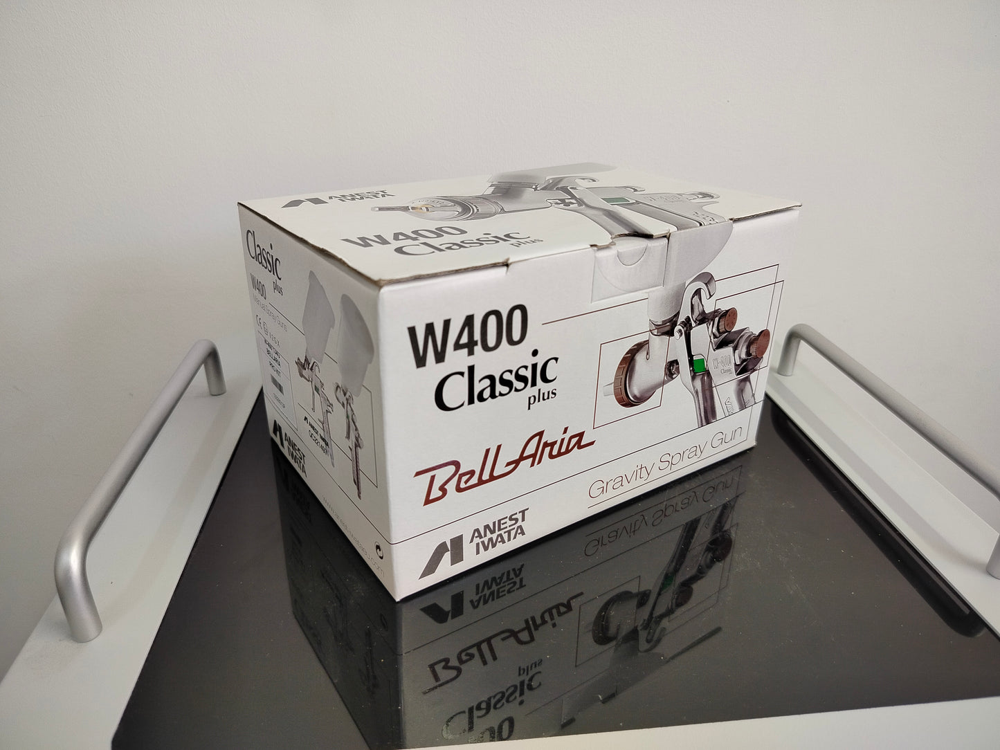 Iwata W400 134g Bellaria Pistola + Tazza Pcg 6pe Pro Kit