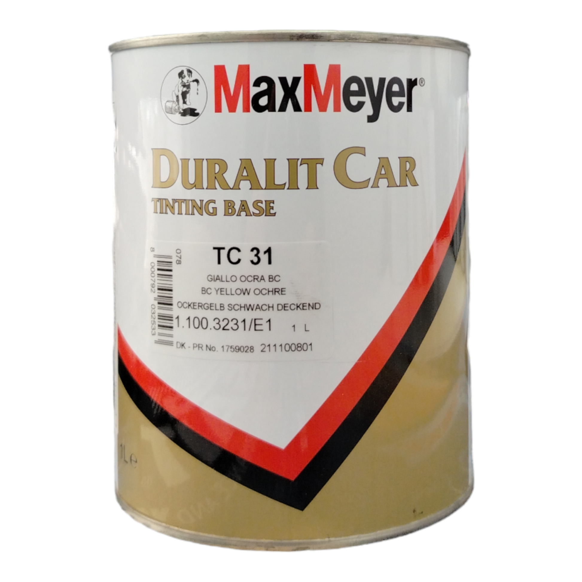 Duralit Car Tc 31 Giallo Ocra Bc Da Lt 1